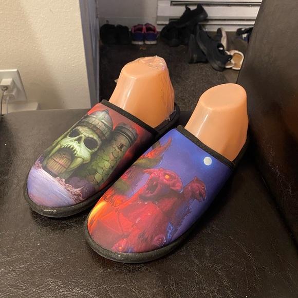 Star Wars Skeletor He-Man Snake Men’s Multicolor Slippers Size Large size 10 - Picture 3 of 12